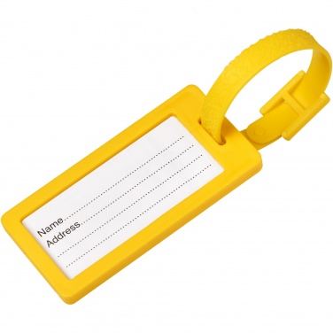 Logo trade promotional merchandise image of: River recycled window luggage tag