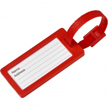 Logo trade promotional items picture of: River recycled window luggage tag