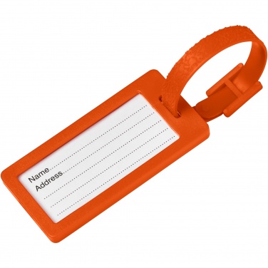 Logo trade promotional items image of: River recycled window luggage tag