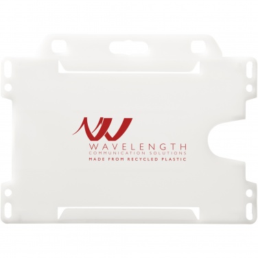 Logo trade promotional giveaways picture of: Vega recycled plastic card holder