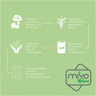 Logotrade business gift image of: MIYO Renew single layer lunch box