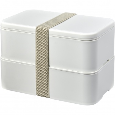 Logo trade promotional merchandise photo of: MIYO Renew double layer lunch box