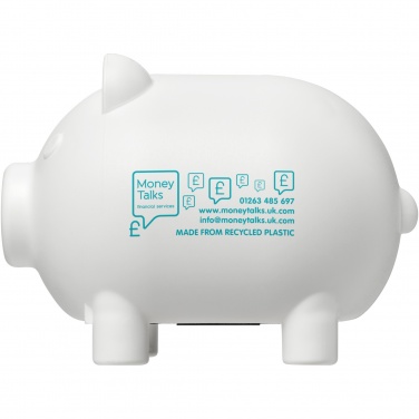 Logo trade corporate gifts picture of: Oink recycled plastic piggy bank