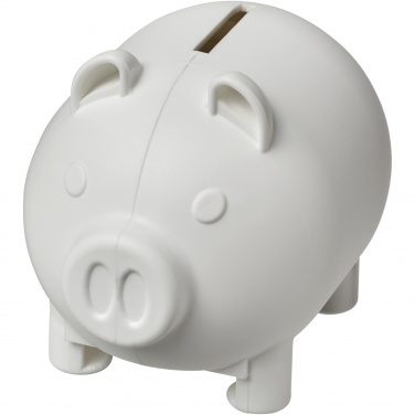 Logo trade promotional giveaways picture of: Oink recycled plastic piggy bank