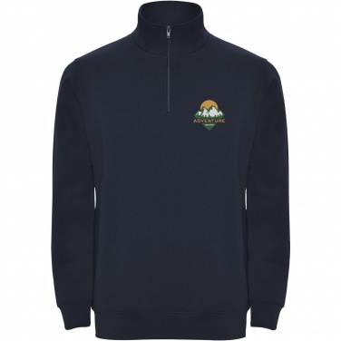 Logo trade promotional giveaways image of: Aneto quarter zip sweater