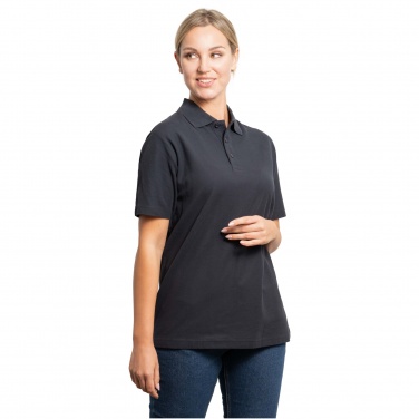 Logo trade promotional giveaway photo of: Austral short sleeve unisex polo