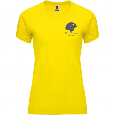 Logo trade promotional gift photo of: Bahrain short sleeve women's sports t-shirt