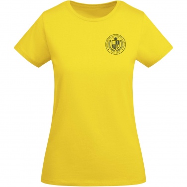 Logo trade promotional giveaway photo of: Breda short sleeve women's t-shirt