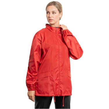 Logo trade promotional giveaways image of: Escocia unisex lightweight rain jacket