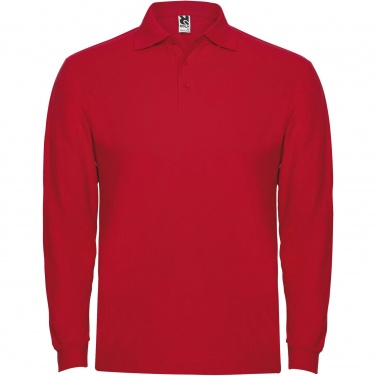 Logotrade business gift image of: Estrella long sleeve men's polo