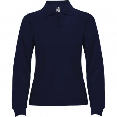 Logo trade advertising products image of: Estrella long sleeve women's polo