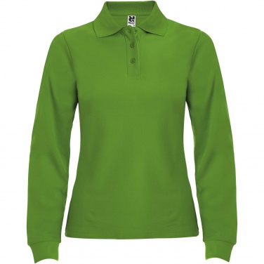 Logo trade promotional giveaways image of: Estrella long sleeve women's polo