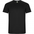 Imola short sleeve men's sports t-shirt, Solid black