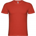 Samoyedo short sleeve men's v-neck t-shirt, Red