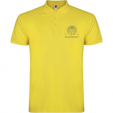 Logo trade promotional merchandise image of: Star short sleeve men's polo