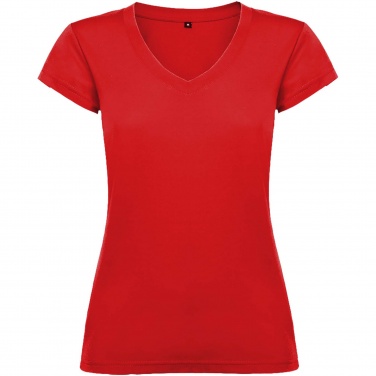 Logo trade corporate gifts picture of: Victoria short sleeve women's v-neck t-shirt