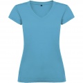 Victoria short sleeve women's v-neck t-shirt, Turquois