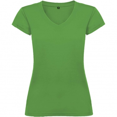 Logo trade corporate gift photo of: Victoria short sleeve women's v-neck t-shirt