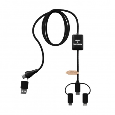 Logotrade corporate gift picture of: SCX.design C48 CarPlay 5-in-1 charging cable 