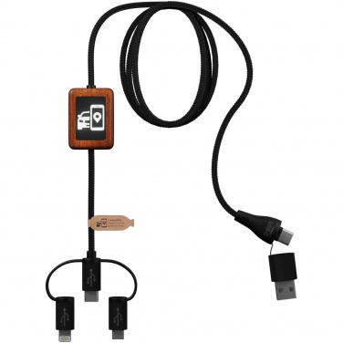 Logo trade promotional gifts picture of: SCX.design C46 5-in-1 CarPlay cable