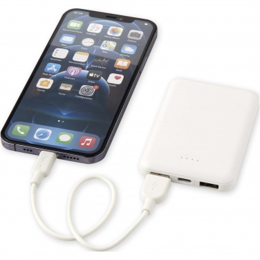 Logo trade business gift photo of: Asama 5000 mAh Type-C recycled plastic power bank