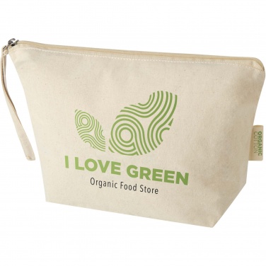 Logo trade advertising product photo of: Orissa 180 g/m² organic large accessory pouch 3L