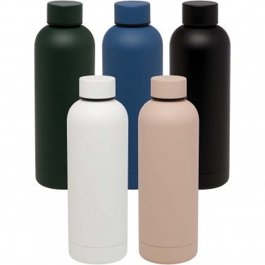 Logo trade corporate gifts image of: Spring 500 ml RCS certified recycled stainless steel copper vacuum insulated bottle