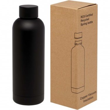 Logo trade business gift photo of: Spring 500 ml RCS certified recycled stainless steel copper vacuum insulated bottle