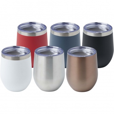 Logo trade promotional items image of: Corzo 350 ml RCS certified recycled stainless steel copper vacuum insulated cup