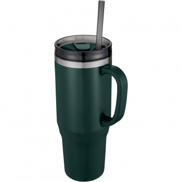 Logotrade promotional gift image of: Melbourne 1200 ml RCS certified insulated tumbler with straw