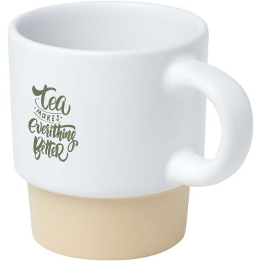 Logo trade corporate gifts image of: Olympia 130 ml stackable expresso cup with clay bottom