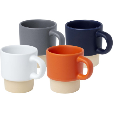 Logotrade promotional products photo of: Olympia 130 ml stackable expresso cup with clay bottom