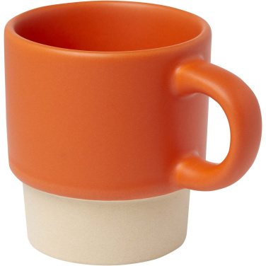 Logotrade advertising products photo of: Olympia 130 ml stackable expresso cup with clay bottom