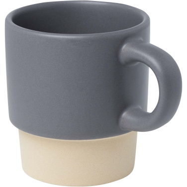 Logo trade promotional gift photo of: Olympia 130 ml stackable expresso cup with clay bottom