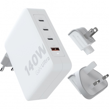 Logotrade promotional item image of: Xtorm XVC2140 GaN Ultra 140W travel charger with 240W USB-C PD cable