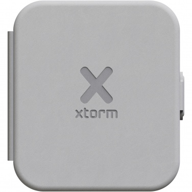 Logo trade promotional items picture of: Xtorm XWF21 15W foldable 2-in-1 wireless travel charger