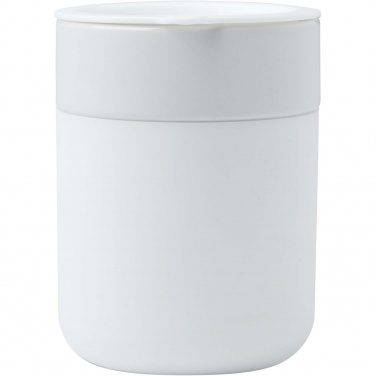 Logo trade advertising product photo of: Java 330 ml ceramic tumbler with silicone wrap and plastic lid