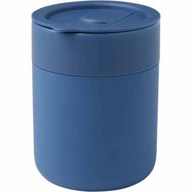 Logo trade promotional items picture of: Java 330 ml ceramic tumbler with silicone wrap and plastic lid