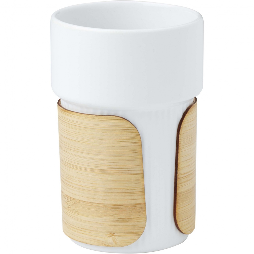 Logotrade promotional product image of: Tumbler Fika 340 ml with bamboo sleeve