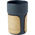 Tumbler Fika 340 ml with bamboo sleeve, Hale Blue