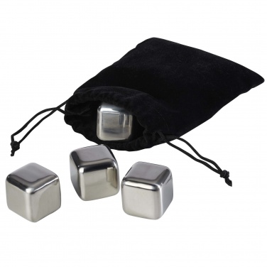 Logo trade business gift photo of: Froz stainless steel ice cubes set