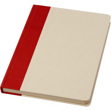 Logo trade corporate gift photo of: Liliana A5 sugar cane plastic hard cover notebook