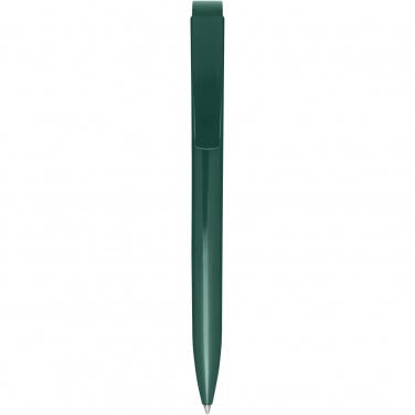 Logo trade advertising products image of: Lucia recycled plastic ballpoint pen