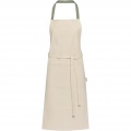 Nia 200 g/m² recycled cotton apron, Heather green