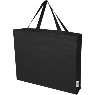 Logo trade advertising products image of: Odessa 220 g/m² GRS recycled cotton large tote bag