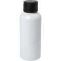 Trinity 600 ml RCS certified recycled aluminium water bottle with RPET lid, White