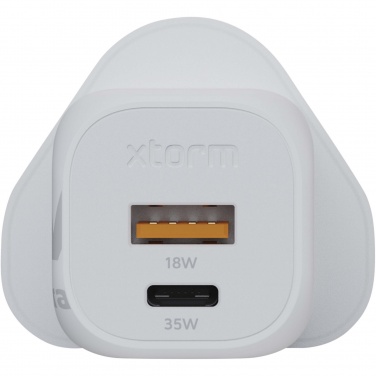 Logotrade corporate gift image of: Xtorm XEC035 GaN² Ultra 35W wall charger - UK plug