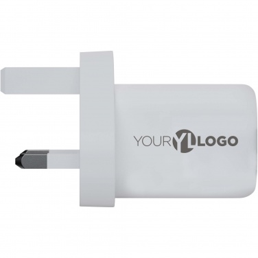 Logo trade corporate gifts image of: Xtorm XEC035 GaN² Ultra 35W wall charger - UK plug