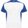 Bugatti short sleeve unisex sports t-shirt, White / Royal blue