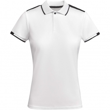 Logo trade promotional giveaways image of: Tamil short sleeve women's sports polo